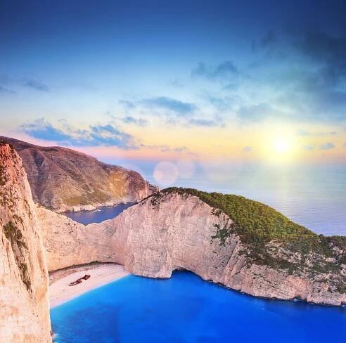 Panorama ostrova zakynthos — Stock obrázek