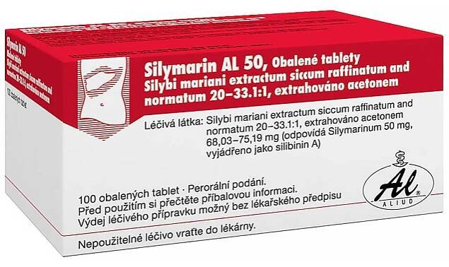 Silymarin AL 50 100 tbl. od 184 Kč