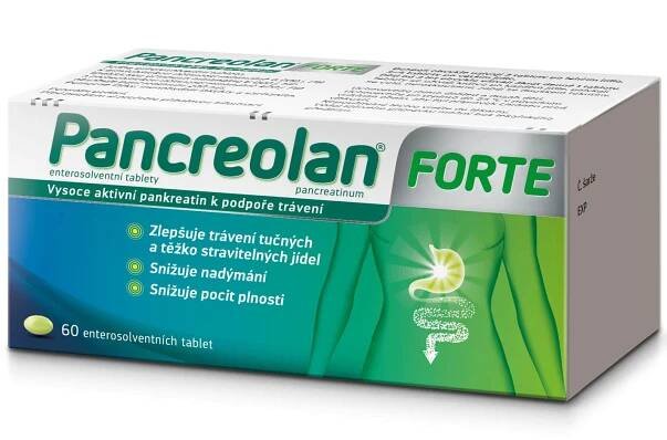 PANCREOLAN FORTE POR 6000U TBL ENT 60