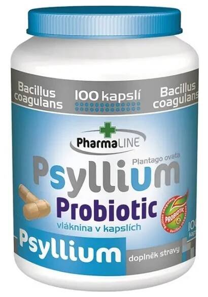 10853_PHARMALINE PSYLLIUM PROBIOTIC 100 KAPSLI