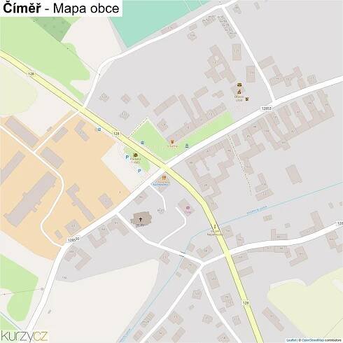 Číměř - mapy | Kurzy.cz