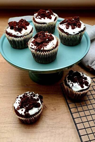 Čokoládové muffiny s marshmallow krémem – Just cooking