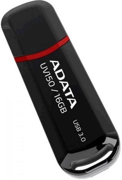 ADATA Flash Disk 128GB UV150, USB 3.1 Dash Drive (R:90/W:20 MB/s) černá
