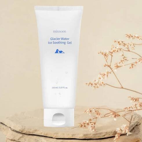 MIXSOON - Glacier Water Ice Soothing Gel - Hydratační gelový krém na tělo i obličej s chladivým efektem- 150 ml - Korejská krása