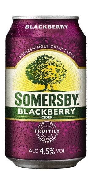 Somersby Blackberry cider (24 x 0.33 l plechovkové) - Bohemia Beer Commerce