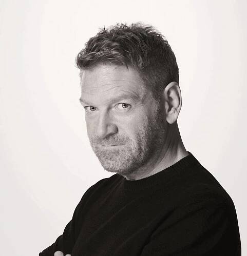 Kenneth Branagh In B&W Wallpaper
