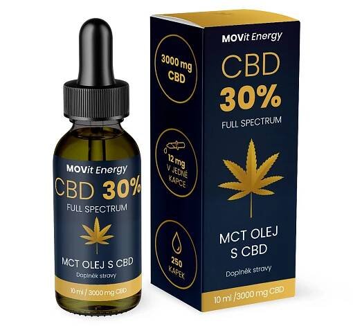 MOVit Energy CBD 15% Full Spectrum konopný olej 10ml