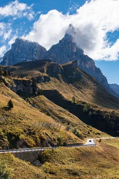 Am Passo Rolle startet unsere Wanderung durchs Val Venegia
