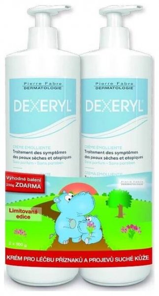 DEXERYL Zvláčňující krém 500 g 1+1 limitovaná edice