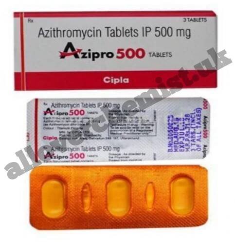 Azipro 500 mg (Azithromycin)