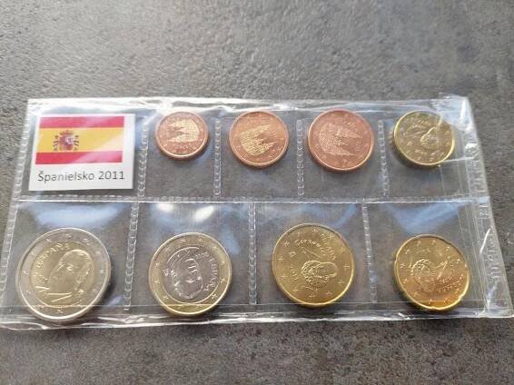 Sada Euro mincí Španělsko 2011