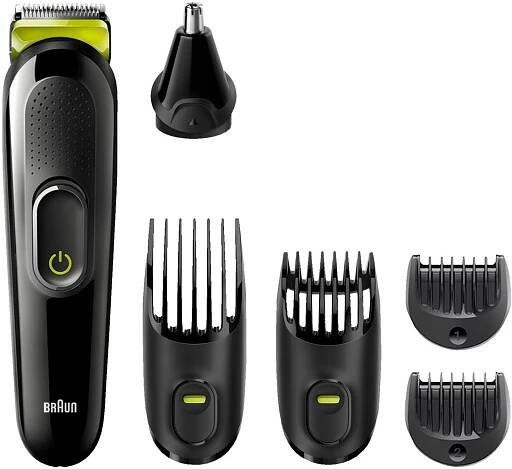Zastřihovač vlasů + vousů BRAUN MGK 3021 6v1 725 Kč