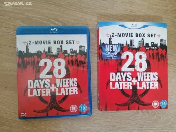 Blu-ray filmy x 2: 28 Days/Weeks Later + Box