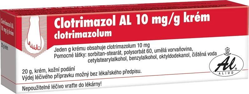 Clotrimazol AL 1% krém 20 g