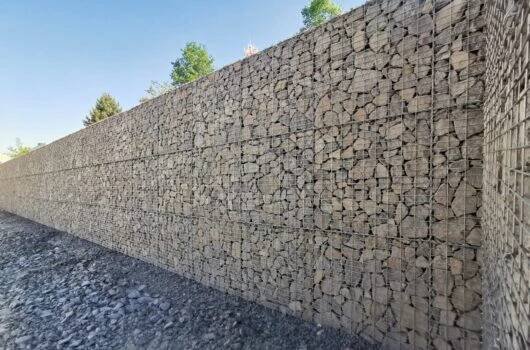 Gabionová zeď - skládáný gabion