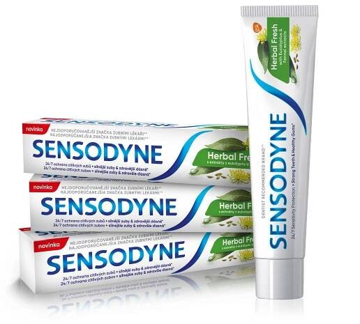Sensodyne Herbal Fresh zubní pasta 3x75 ml