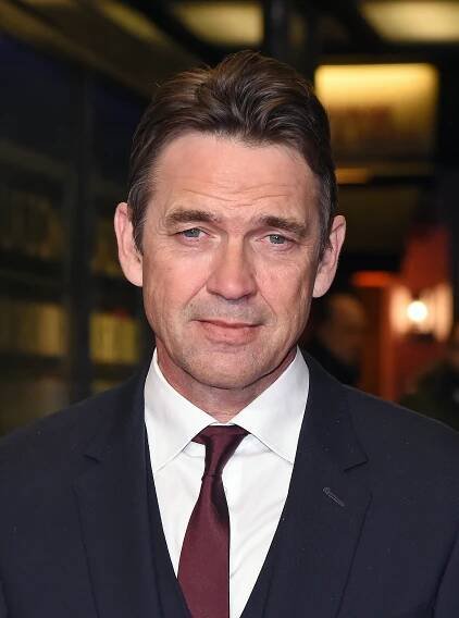 Headshot of Dougray Scott at a film premiere.