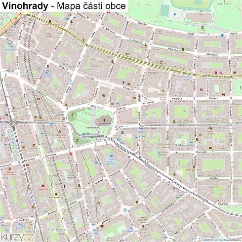 Vinohrady - mapy | Kurzy.cz