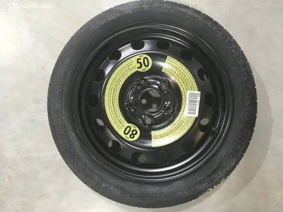 VW AUDI Rezerva 16" DOJEZDOVÉ KOLO dojezdovka - Praha - Bazar