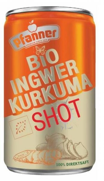 PFANNER Ginger Curcuma shot BIO 150 ml