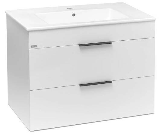 JIKA Cube skříňka s umyvadlem 80 cm, bílá, H4537621763001