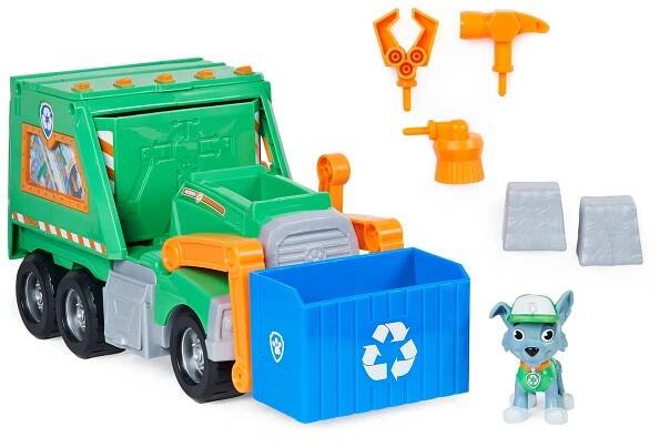 Tlapková patrola ROCKY FIGURKA A VELKÝ POPELÁŘSKÝ VŮZ Minimální věk dítěte 3