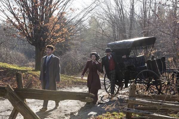 Houdini and Doyle - The Pall of LaPier - Z filmu - Michael Weston, Rebecca Liddiard, Stephen Mangan