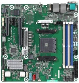 Rack X570D4U - Motherboard - micro ATX - Socket AM4 - AMD X570 - Motherboard - AMD Socket AM4 (Ryzen)