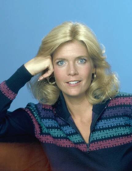 An undated photo of Meredith Baxter on the set of "Family Ties" | Source: Getty Images