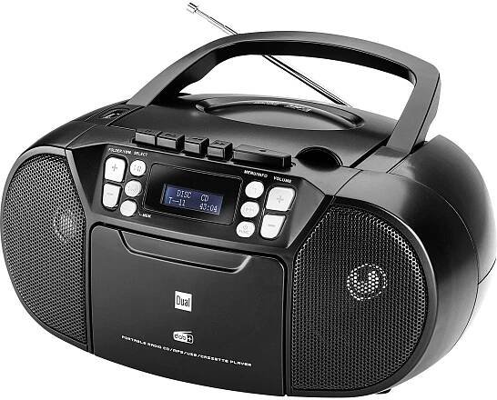 Dual DAB-P 210 CD-rádio DAB+, FM AUX, CD, kazeta černá : Půhy.cz