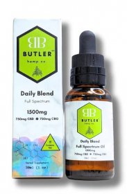 Daily Blend New 1:1 Formulation 1500mg Full Spectrum Oil – Butler Hemp Co