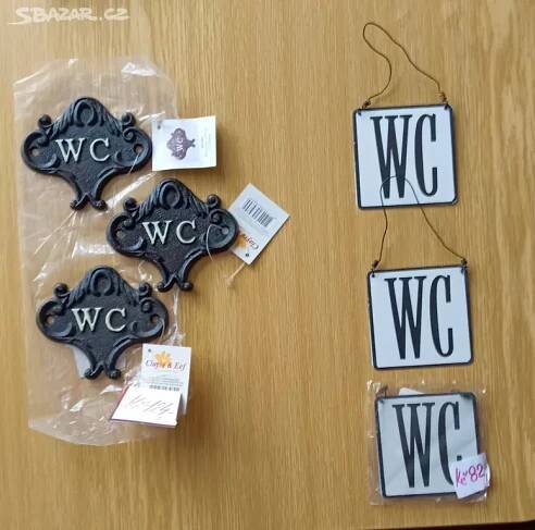 Cedulky "WC"