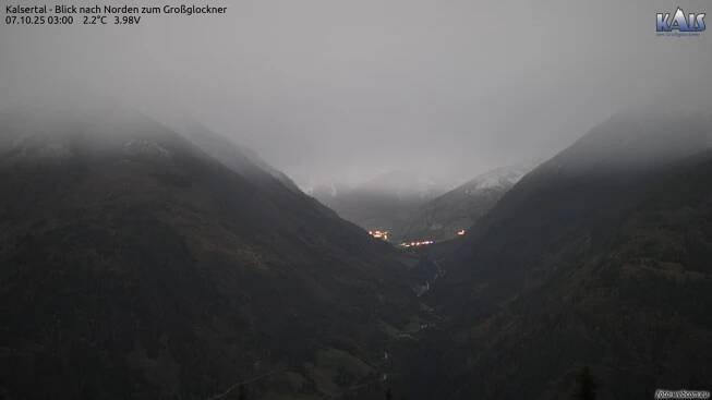Kalsertal - Blick nach Norden zum Großglockner - Foto-Webcam.eu