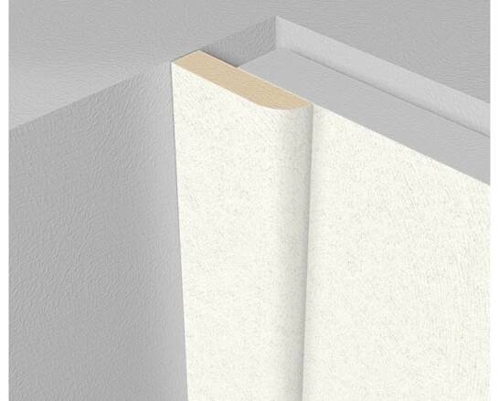 Krycí lišta, bílá, struktura, 6 x 25 x 2600 mm nakoupit u OBI