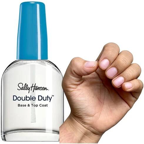 Sally Hansen Double Duty Base & Top Coat – báze a tužidlo 2v1, 13,3 ml