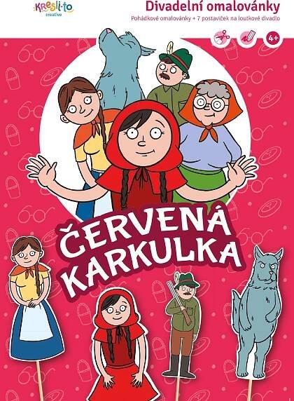 Divadelní omalovánky: Červená karkulka - Pavla Filip Navrátilová (2022, měkká)