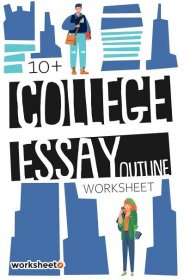 College Essay Outline Worksheet