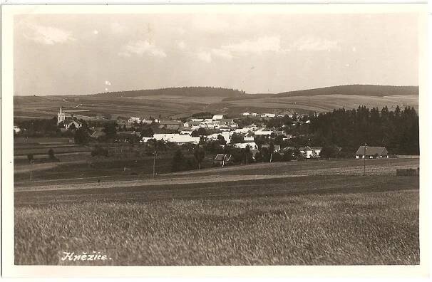KNĚŽICE - Jihlava - Pohlednice místopis