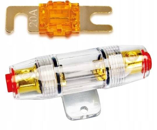 Sinuslive SH-150 skleněná pojistka + pojistka MINI ANL 20A
