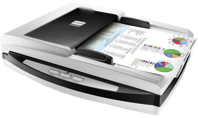 Plustek SmartOffice PL4080 duplexní skener dokumentů A4 1200 x 600 dpi 40 str./min, 80 obr./min USB