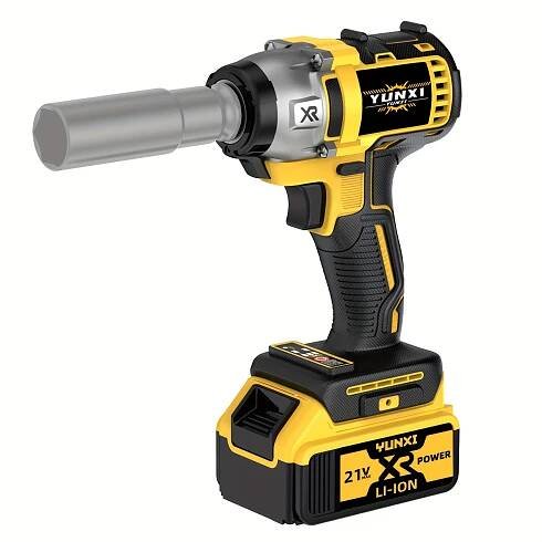 21V Cordless Impact Wrench Wireless Drill Kit, Brushless Electric Impact Gun Drill, Impact Wrench Drill, * With 4000mAh Battery, Toolbox, *