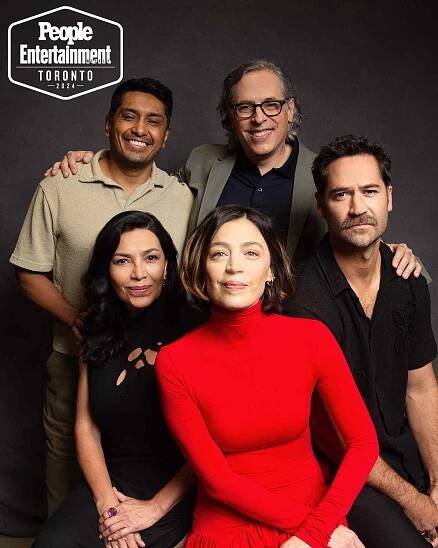 Clockwise from top left: Tenoch Huerta, director Rodrigo Prieto, Manuel Garcia-Ruflo, Isles Salas, and Dolores Heredia ('Pedro Páramo') photographed in the PEOPLE, EW and Shutterstock Toronto International Film Festival 2024 Portrait Studio on September 7, 2024 in Toronto, Ontario, Canada. 