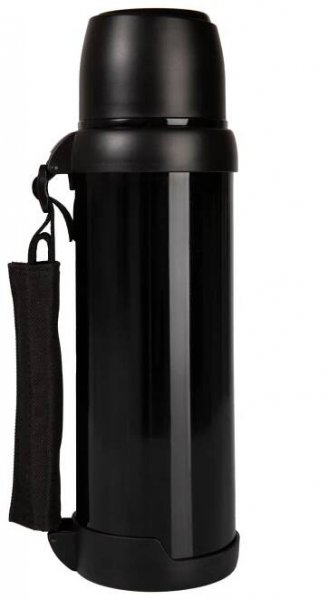                             Luxusní černá termoláhev 1000 ml                        
