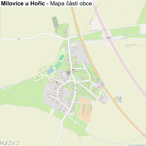 Milovice u Hořic - mapy | Kurzy.cz