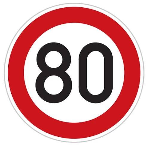Nejvyšší dovolená rychlost - B20a
