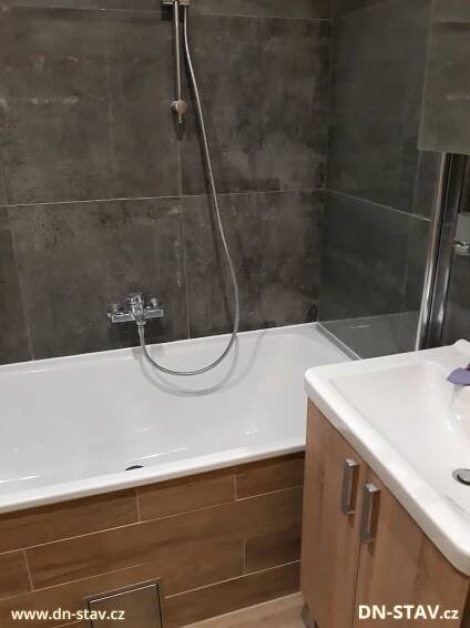 Koupelna inspirace, rekonstrukce bytu Ostrava