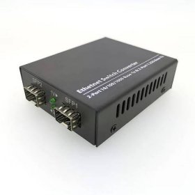 Marvell Chip 2*1.25G SFP Gigabit Ethernet switch Fiber Optical Media Converter and 2*RJ45 Port 10/100/1000M & 8*Port 1.25G SFP 1