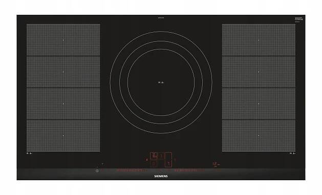 Indukční varná deska SIEMENS EX975LVV1E 90 cm montáž na desku Hloubka výrobku 52 cm