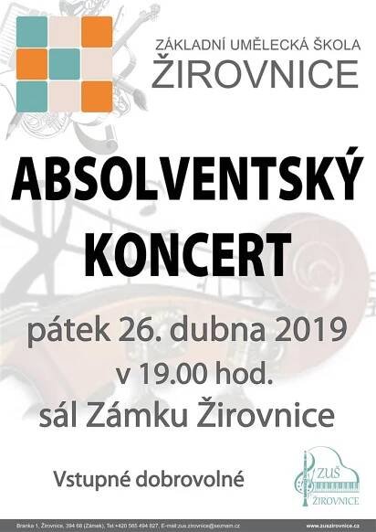 Absolventský koncert ZUŠ