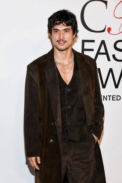 At the 2024 CFDA Awards, Charles Melton did hyped-up menswear gunslinger